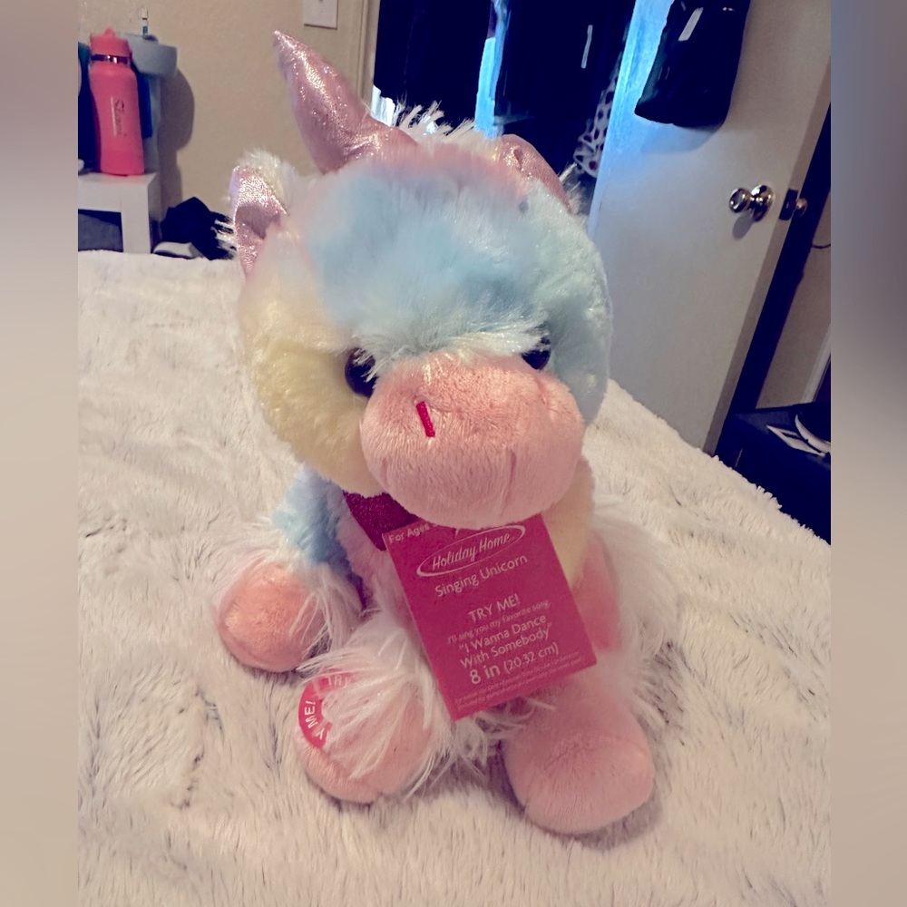 Stuffed Singing Unicorn